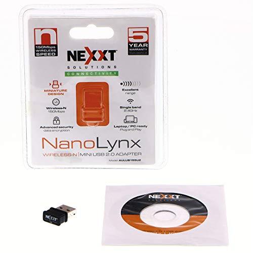 Nexxt Solutions NanoLynx Wireless N 150Mbps Wi-Fi USB Adapter | Nano Size with Frequency 2.4GHz and USB 2.0 For Sale in Trinidad